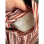 NWT Asceno 100% Cotton Midi Dress in Red Stripe size L Size L Photo 4