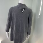 B. Boutique by Evergreen gray zipper cardigan sweater NEW Size XL Photo 3