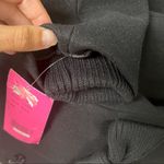 Betsey Johnson Black Wool Blend Button Up Coat Bow Pockets NWT 6 *Button Defect* Photo 5