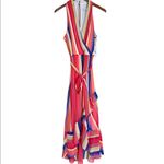 Julia Jordan NWT X Nordstrom Stripe Midi Dress In Multi Belted Nautical Photo 10