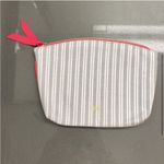 Ipsy  Blue & White Striped Pouch Bag Photo 2