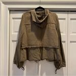We The Free x Free People Reese Layered Military Utility Cargo Denim Jacket | M Photo 8
