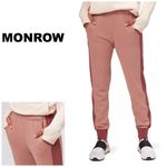 New. MONROW dusty rose jogger pants. Retails &139. Medium Pink Photo 1