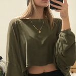 Urban Outfitters Green  Long Sleeve Top Photo 0