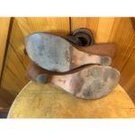 Bernardo  Sandals Pumps Brown Leather Round Toe Size 9M Photo 6