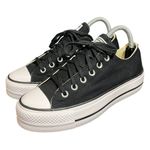 Converse  Chuck Taylor All Star Platform Sneakers Black White Canvas Womens 8 Photo 0