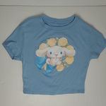 Hot Topic CINNAMOROLL BY SANRIO BABY BLUE ROSE GRAPHIC BABY TEE MEDIUM JUNIORS Photo 0