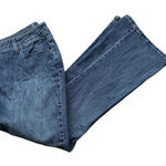 St John's Bay Women's Boot Cut Denim Jeans Size 18W Short Petite Blue Cotton Photo 0