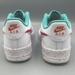 Nike  Air Force 1 LV8 GS Big Girl 7Y Casual Shoes White/Safety Orange \Women #8.5 Photo 6