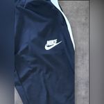 Nike  Sportswear Track Pants Women’s Small Black White Stripe 850452-010 Photo 5