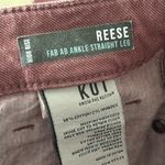 Kut From The Kloth Reese High Rise Ankle Straight Jeans | Burgundy | 8 Photo 7