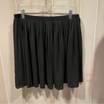 Max Studio Cute  black semi-sheer whimsigoth fairy pleated mini skirt elastic Photo 5