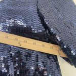 Free People $98 Navy Sequin Night Fever Top Women's Size Small Photo 5
