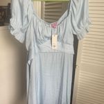 Francesca's Francesca’s Tie Back Satin Mini Dress  Photo 0