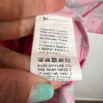 SheIn  Hot Pink Holiday Ditsy Floral Print Ruffle Trim Asymmetrical Skirt Sz 4 Photo 7