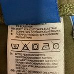 Adidas Originals Olive Green Adicolor Trefoil Low Rise Stretch Knit Leggings S Photo 4