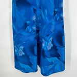 Vintage 90s Expressions Blue Floral Slip Dress Racerback Sleeveless Size 13/14 Photo 6
