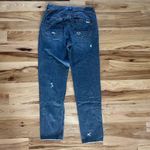 American Eagle AE Women's Black High Rise Distressed Jeans Size 8 X-Long LN Photo 3