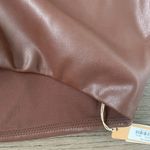 SKIMS  Faux Leather‎ Bralette - Size 2X - Cocoa - NWT Photo 5