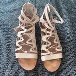 ZARA ✨ Gladiator Lace Up Flats Sandals✨ Photo 5