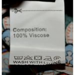 None Boho Women Size L Floral Print V-Neck Batwing Sleeve Casual Vacation Dress Photo 9