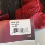 Coquette Black Tulle Short Petticoat Skirt with Floating Petals Women’s Small Photo 5