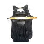 Ralph Lauren Lauren  Womens Black Mesh One-Piece Swimsuit, Size 12 Photo 7