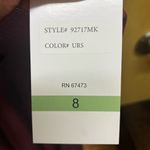 Madison Tara Long Sleeve V Neck A Line Midi Dress Size 8 Photo 11