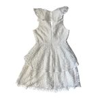 Elliatt Elliat Ruffled Eyelet Interlude Dress White Size Large Photo 11