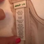 Aerie  Lace Strappy Padded Plunge‎ Bralette Brown/Pink Size L Adjustable Hooks Photo 2