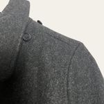 American Eagle Dark Gray Utilitarian Wool Pea Coat Size M Photo 3