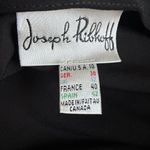 Joseph Ribkoff  Black Long Sleeve Blouse Chain Halter Date Night Pleated Bust Photo 4