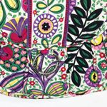 Vera Bradley  Viva la Vera Bag Crossbody Strap‎ Purple Green Floral Flap Bag Photo 2