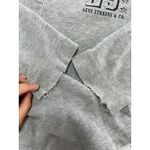 Levi's  Hoodie Womens Medium Large Grey Henley Pullover Knit‎ Sweater Vintage Photo 8