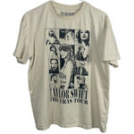 Taylor Swift  The Eras Tour Cream Band Tee size M Photo 0
