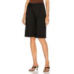 TOTEME Totéme Lluc Bermuda Short in Black Size S Retail $385 Photo 5