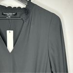 Central Park West Peyton Crepe Dress in Black Size M NWT Photo 3