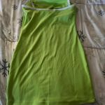 Jordan Nike Slim Tank Dress Women's Lifestyle Casual Dress Size Medium Lime Photo 1