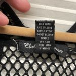 Club Z Collection NWT Black Mesh Heart Racerback Maxi Dress Swim Cover Up Size L Photo 3