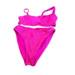 BECCA by Rebecca virtue  Pucker Up Danielle High-Waist Bikini Top & Bottom Size S Photo 3