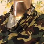 Ny&co NY&C Camo Print Short Sleeve Mask Top size S Photo 5