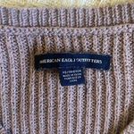 American Eagle AEO Floral Sleeve Embroidery Sweater Size Xs  Photo 8