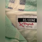 RE/DONE REDONE Women’s Blue Button Up Long Sleeve Shirt Size Small Photo 7