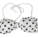 InMocean Star Crochet Bandeau Bikini Top L NWT White Size L Photo 0