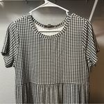 Loft  Gingham Checkered Dress LARGE Photo 2