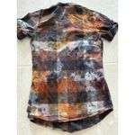 Daytrip  Top Womens Size Sm Brown Tie Dye Y2K Button Edgy Grunge Punk‎ Y2K Boho Photo 3