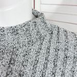 INC International Concepts Bell Sleeve Mock Neck Tunic Sweater Grey Fleck XL Gray Photo 6