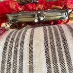 Mary Frances Red beaded autographed shoulder bag Photo 7