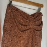 Nine West animal print cinched side zipper skirt Medium Photo 4