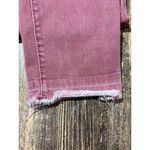 Gap Denim 28 Regular True Skinny Mauve/Pink Raw Hem Jeans Photo 3